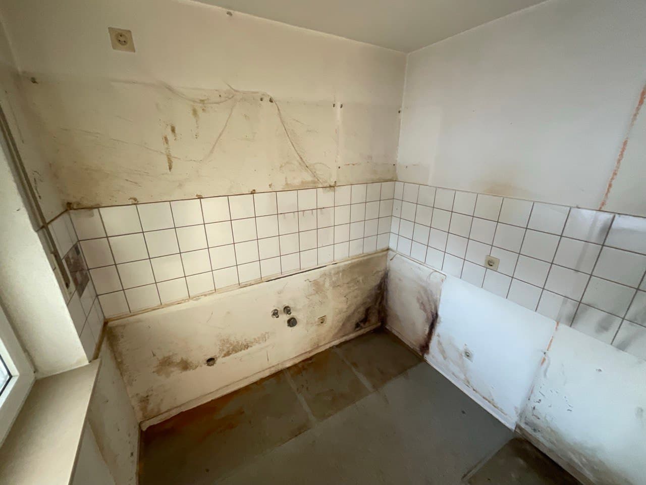 Vorher - Schimmelpilzsanierung in Münster